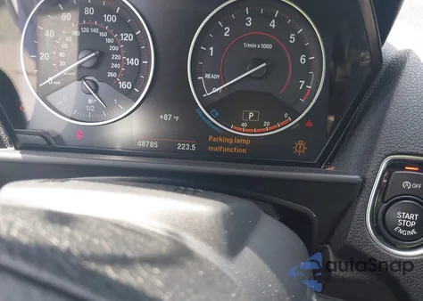 2016 BMW 228I xDrive z USA, uszkodzony, nr VIN WBA1L9C50GV324910